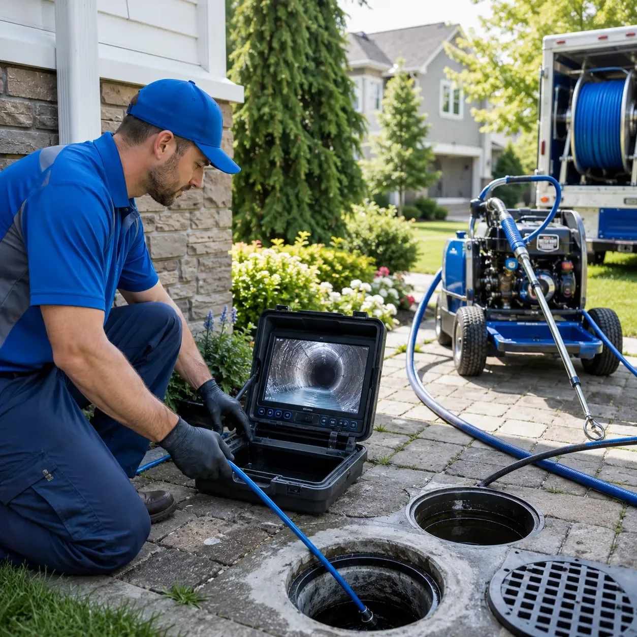 Outdoor drain cleaning professionals serving Cameron, LA